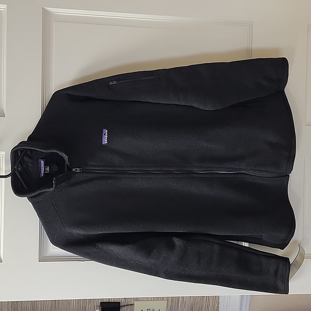 Patagonia Women's Full Zip Better Sweater in Black Size XL Excellent Condition